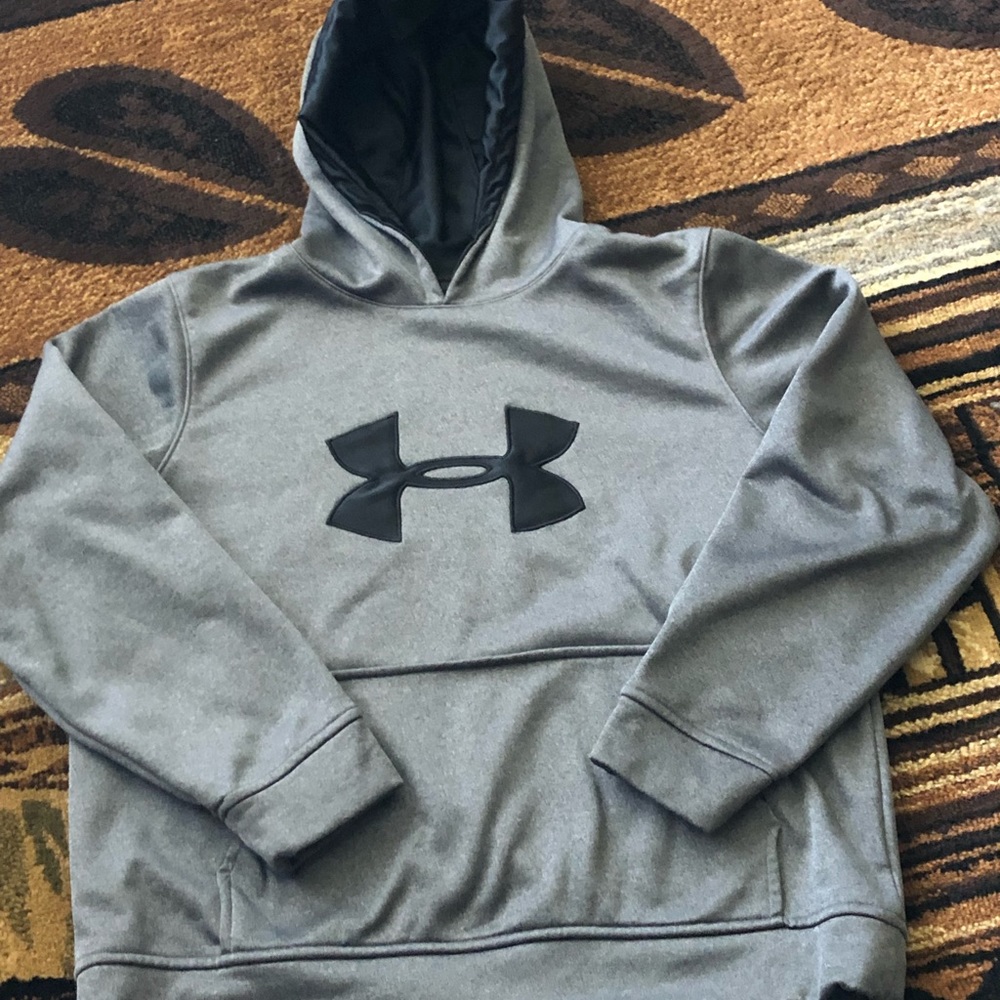 Gray UA hoodie